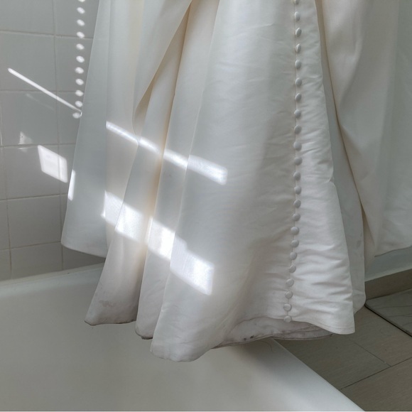 Jenny Yoo Brynn wedding gown (A-line, strapless, 5’3” hem) - Picture 13 of 16